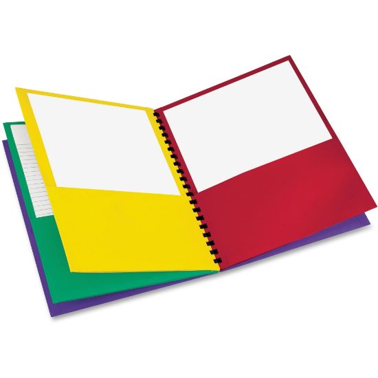 Picture of Oxford 8-Pocket Paper Folder, 8 1/2in x 11in, Assorted Colors