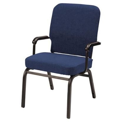 Picture of KFI Studios Big And Tall Stacking Chair, Navy