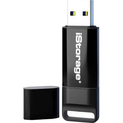 Picture of iStorage datAshur BT USB 3.2 128GB Encrypted Secure Flash Drive, Black