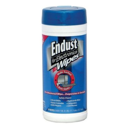 Picture of Endust 259000 Pop-Up Wipe - For PDA, Copier, Desktop Computer, Keyboard, Telephone, Optical Media, Fax Machine, Mobile Phone, Audio Equipment - 3 Pack