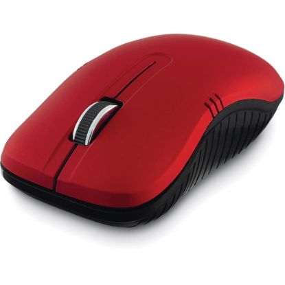 Picture of Verbatim Commuter Series USB Type-A Wireless Notebook Optical Mouse, Matte Red, 99767