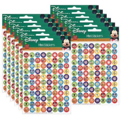 Picture of Eureka Mini Stickers, Mickey Mouse Clubhouse Gears, 704 Stickers Per Pack, Set Of 12 Packs