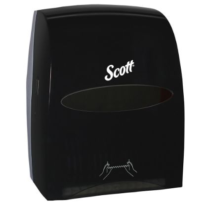 Picture of Scott Essential Hard Roll Towel Dispenser, 13 1/16inH x 11inW x 16 15/16inD, Smoke