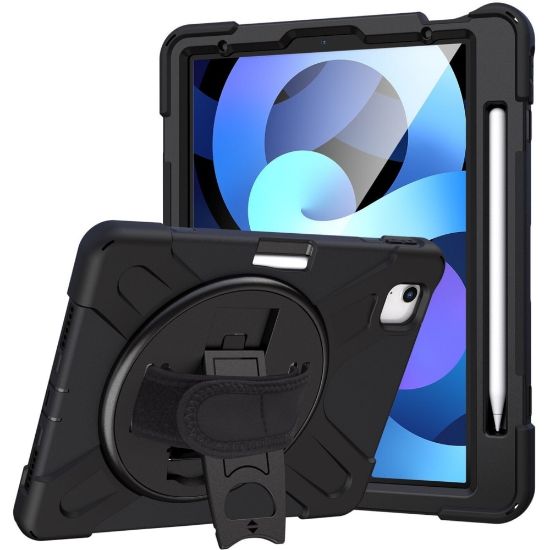 Picture of Codi Rugged Carrying Case for 10.9in Apple iPad Air (4th Generation) Tablet - Shoulder Strap, Hand Strap - 11.9in Height x 8in Width x 0.7in Depth