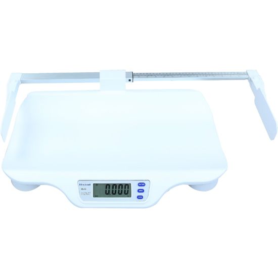 Picture of Brecknell MS-16 Digital Pediatric Scale With Height Gauge, 44-Lb Capacity