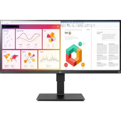 Picture of LG Ultrawide 34BN770-B 34in Class QHD LCD Monitor - 21:9 - Matte Black - 34in Viewable - In-plane Switching (IPS) Technology - WLED Backlight - 3440 x 1440 - 16.7 Million Colors - FreeSync - 300 Nit Typical - 5 ms GTG - 75 Hz Refresh Rate - HDMI