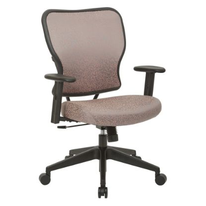 Picture of Office Star Space Seating 213 Series Deluxe Fabric 2-To-1 Mechanical Height-Adjustable Mid-Back Chair, Salmon