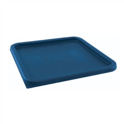 Picture of Cambro CamSquare Lid, 22 Qt, 5/8inH x 11 7/16inW x 11 7/16inD, Blue