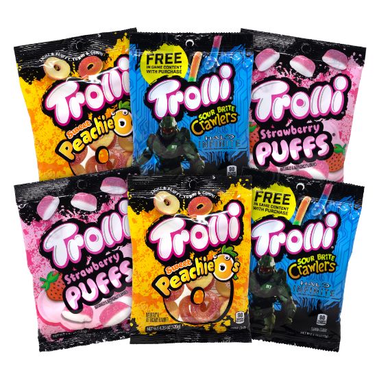 Picture of Trolli Variety Pack, Pack Of 6 Bags