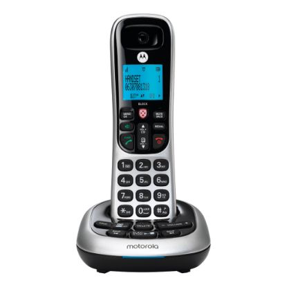 Picture of Motorola CD4011 Cordless Telephone With Digital Answering System, Silver