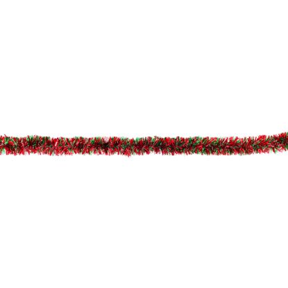 Picture of Amscan Christmas Giant Tinsel Garland, 2inH x 108inW, Red/Green