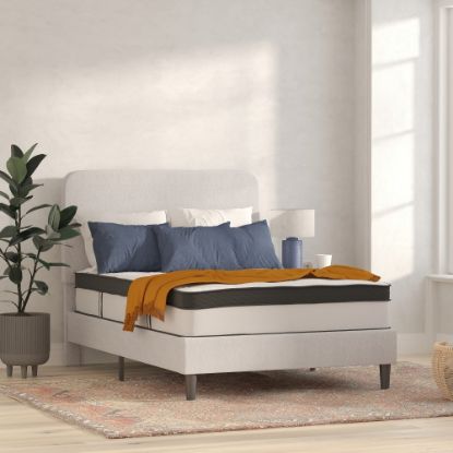 Picture of Flash Furniture Capri Comfortable Sleep 12in Foam And Pocket Spring Mattress In a Box, Full, 12inH x 54-1/4inW x 75-1/2inD