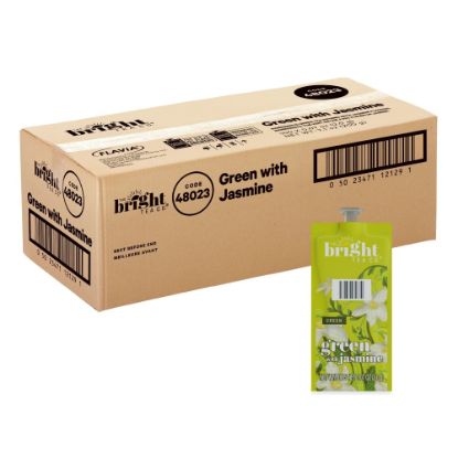 Picture of The Bright Tea Co. Green with Jasmine Tea Single-Serve Freshpacks, 0.25 Oz, Box Of 100