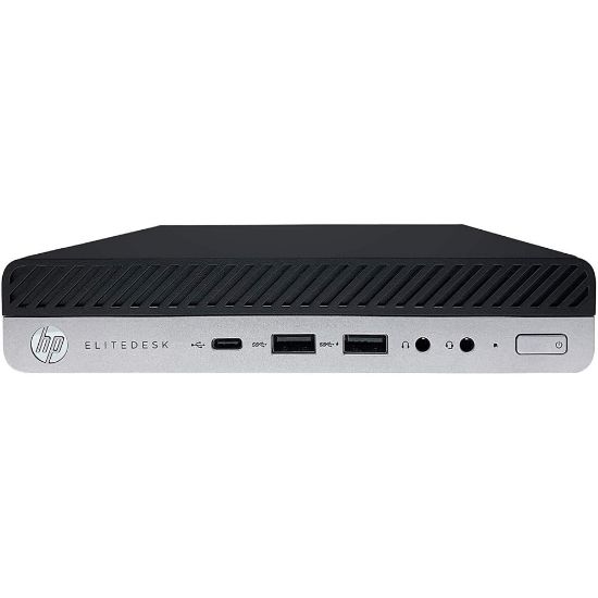 Picture of HP EliteDesk 800G4 Mini Refurbished Desktop PC, Intel i5, 16GB Memory, 256GB Solid State Drive, Windows 10 Pro