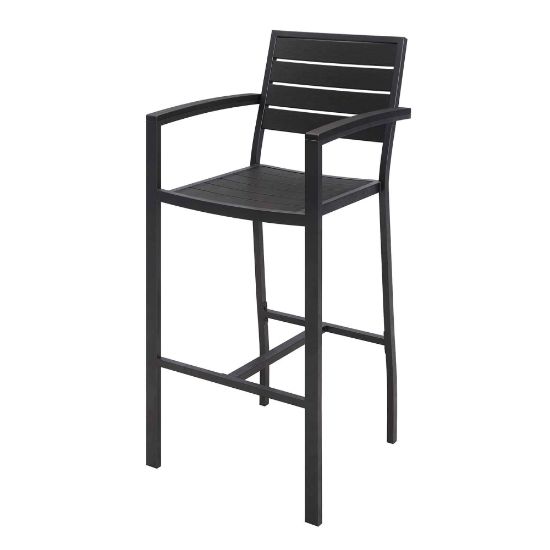 Picture of KFI Studios Eveleen Outdoor Barstool, Black