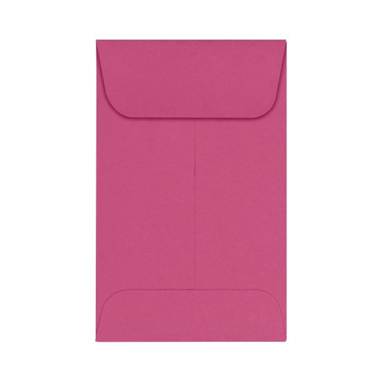 Picture of LUX Coin Envelopes, #1, Gummed Seal, Magenta, Pack Of 500