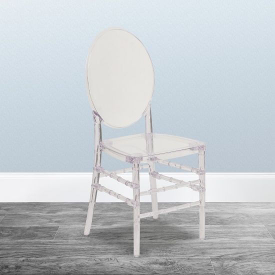 Picture of Flash Furniture Elegance Stacking Florence Chair, Clear