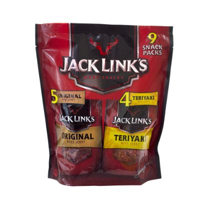 Picture of Jack Links Beef Jerky Variety Pack, 1.2 Oz, Bag Of 9 Packs