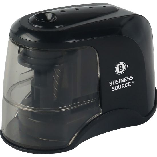 Picture of Business Source 2-way Electric Pencil Sharpener - AC Adapter Powered - Steel Alloy, ABS Plastic - 1 Each