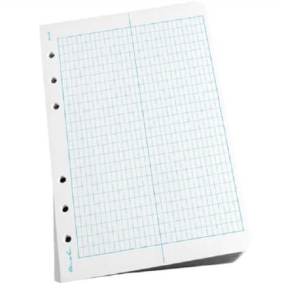 Picture of Rite in the Rain All-Weather Loose-Leaf Copy Paper, Transit Grid, 4 5/8in x 7in, 500 Sheets Per Case, 0.54 Lb, 85 Brightness, Case Of 5 Reams