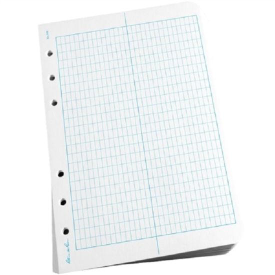 Picture of Rite in the Rain All-Weather Loose-Leaf Copy Paper, Transit Grid, 4 5/8in x 7in, 500 Sheets Per Case, 0.54 Lb, 85 Brightness, Case Of 5 Reams