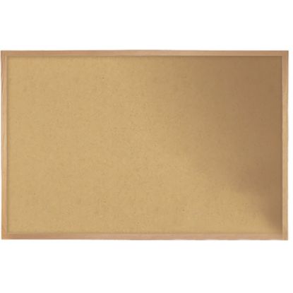 Picture of Ghent Non-Magnetic Cork Bulletin Board, 48-1/2in x 48-1/2in, Natural, Natural Frame