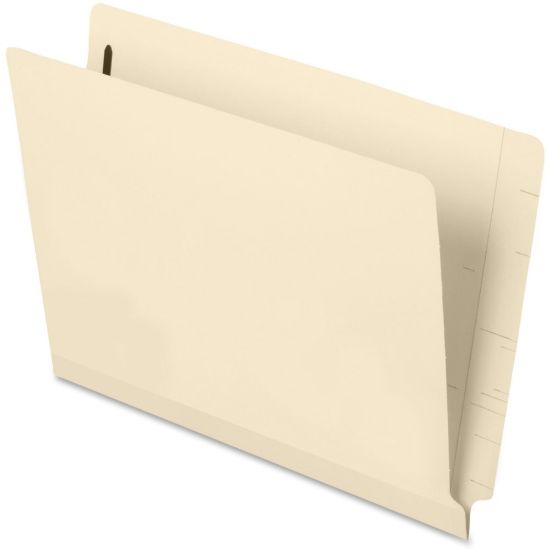 Picture of Pendaflex Laminated Spine Manila End Tab Fastener Folder - Letter - 8 1/2in x 11in Sheet Size - 1 Fastener(s) - 2in Fastener Capacity for Folder - Poly - Manila - Recycled - 50 / Box