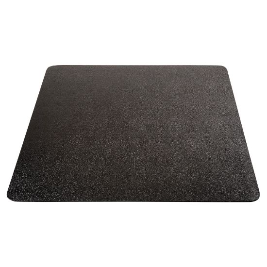 Picture of Deflecto EconoMat Hard Floor Chair Mat, 46in x 60in Rectangle, Black