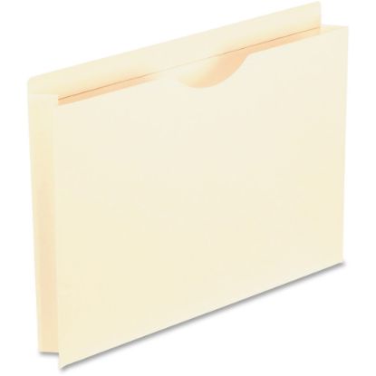 Picture of Oxford Reinforced-Top File Jackets, Letter Size, 2in Expansion, Manila, Box Of 50