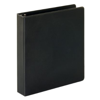 Picture of Just Basics Economy Nonview 3-Ring Binder, 1 1/2in Round Rings, Black