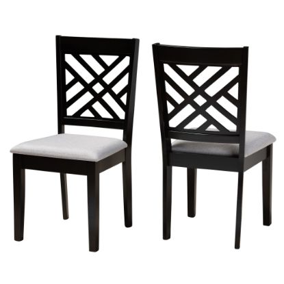 Picture of Baxton Studio 10526 Dining Chairs, Gray, Set Of 2 Chairs