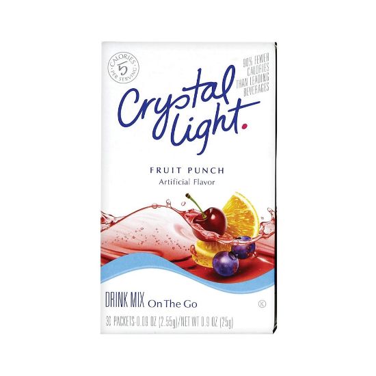 Picture of Crystal Light On The Go Mix Sticks, Fruit Punch, Box Of 30 Packets