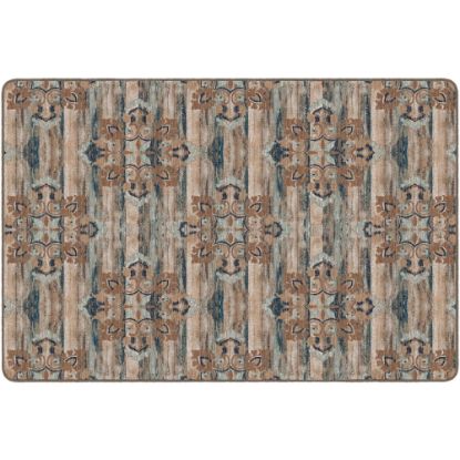 Picture of Flagship Carpets Franklin Rectangular Rug, 72in x 108in, Blue