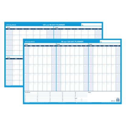 Picture of AT-A-GLANCE Undated Erasable/Reversible Wall Planner, 90 Days, 36in x 24in, 30% Recycled