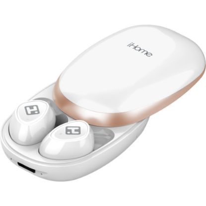 Picture of iHome TCH AX-38 Slider True Wireless Bluetooth In-Ear Earbuds, Rose Gold