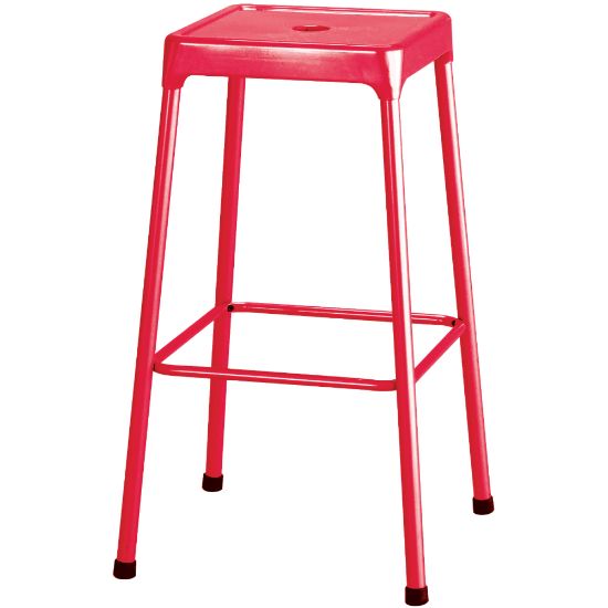 Picture of Safco Steel Bar Stool, Red