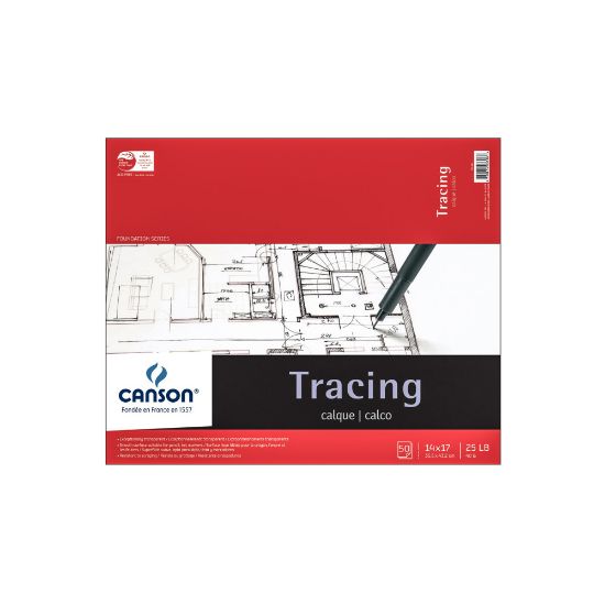 Picture of Canson Tracing Pad, 14in x 17in, 50 Sheets