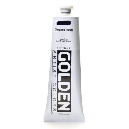 Picture of Golden Heavy Body Acrylic Paint, 5 Oz, Dioxazine Purple