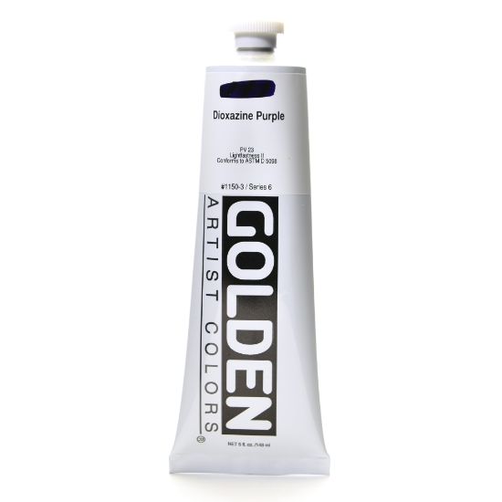 Picture of Golden Heavy Body Acrylic Paint, 5 Oz, Dioxazine Purple