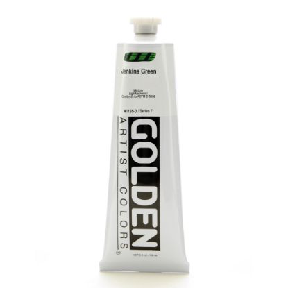 Picture of Golden Heavy Body Acrylic Paint, 5 Oz, Jenkins Green