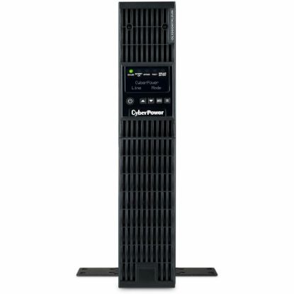 Picture of CyberPower OL1000RTXL2UN Smart App Online UPS Systems - 1000VA/900W, 100 - 125 VAC, NEMA 5-15P, 2U, Rack / Tower, Sine Wave, 8 Outlets, LCD, PowerPanel Business, $400000 CEG, 3YR Warranty