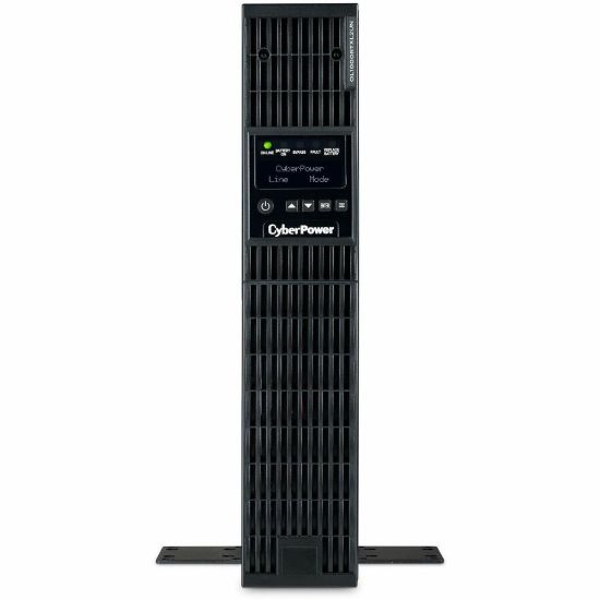 Picture of CyberPower OL1000RTXL2UN Smart App Online UPS Systems - 1000VA/900W, 100 - 125 VAC, NEMA 5-15P, 2U, Rack / Tower, Sine Wave, 8 Outlets, LCD, PowerPanel Business, $400000 CEG, 3YR Warranty