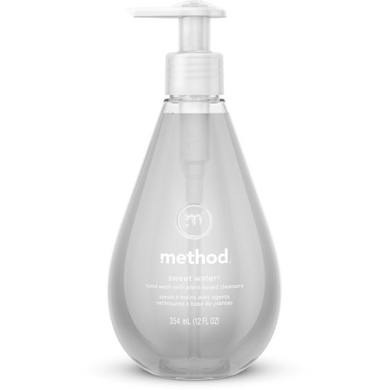 Picture of Method Antibacterial Gel Hand Wash Soap, Sweet Water Scent, 12 Oz Bottle