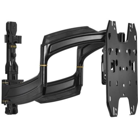 Picture of Chief Thinstall 18in Extension Monitor Arm Wall Mount - For Displays 32-65in - Black - 26in to 52in Screen Support - 75 lb Load Capacity