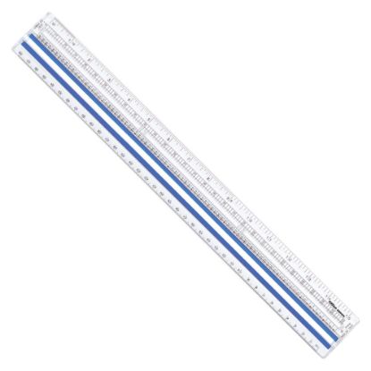 Picture of Office Depot Brand Magnifying Ruler, 15in, Clear