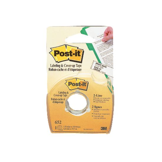 Picture of Post-it Notes Cover-Up And Labeling Tape, 2-Line Width, 700in