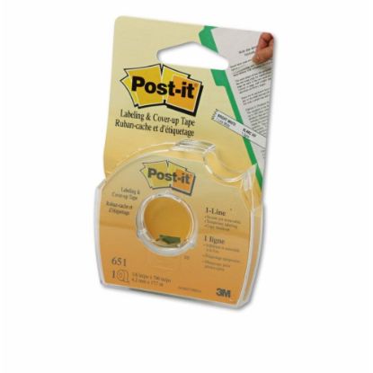 Picture of Post-it Notes Cover-Up And Labeling Tape, 1-Line Width, 700in