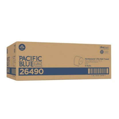 Picture of Pacific Blue Ultra by GP PRO High-Capacity 1-Ply Paper Towels, 40% Recycled, 1150ft Per Roll, Pack Of 6 Rolls