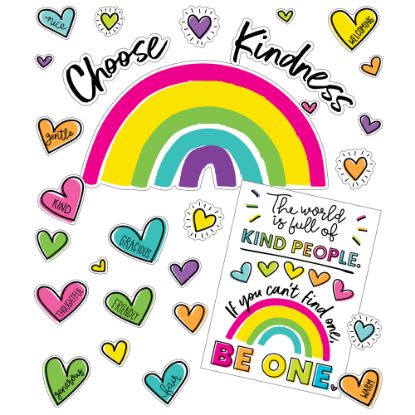 Picture of Carson-Dellosa Education Kind Vibes Choose Kindness 75-Piece Bulletin Board Set