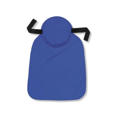 Picture of Ergodyne Chill-Its 6717 Evaporative Cooling Hard Hat Pads With Neck Shade, One Size, Blue, Pack Of 24 Pads